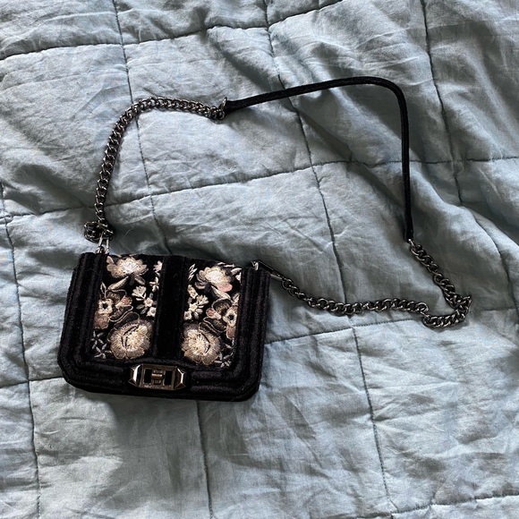 Rebecca Minkoff Handbags - rebecca minkoff love leather crossbody bag in black
